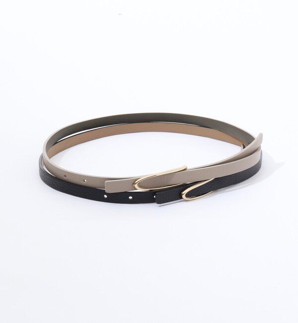 NOLLEY'S sophi「スリムフックリバーシブルベルト12」|ベルト|