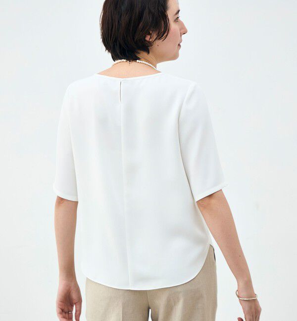 NOLLEY'S sophi「ウォッシャブルダブルクロスＴブラウス」|シャツ・ブラウス|