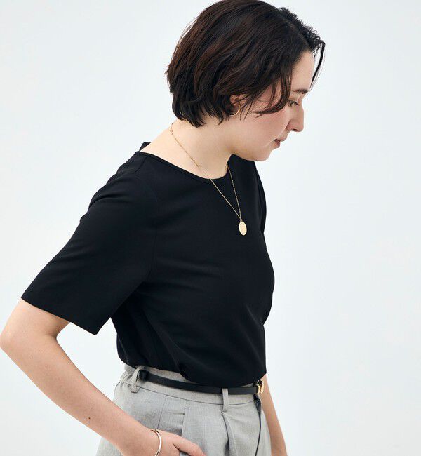 NOLLEY'S sophi「ウォッシャブルダブルクロスＴブラウス」|シャツ・ブラウス|