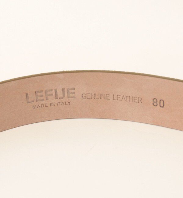 NOLLEY'S「【LEFIJE/レフィエ】オーバルバックルベルト（スエード）」|ベルト|