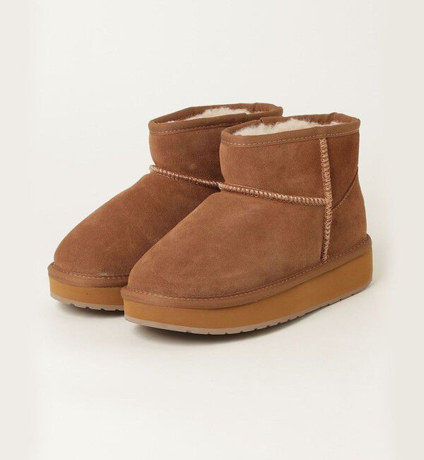 fredy emue「【EMU Australia】マイクロウールプラットフォームムートンブーツ」|ショートブーツ|