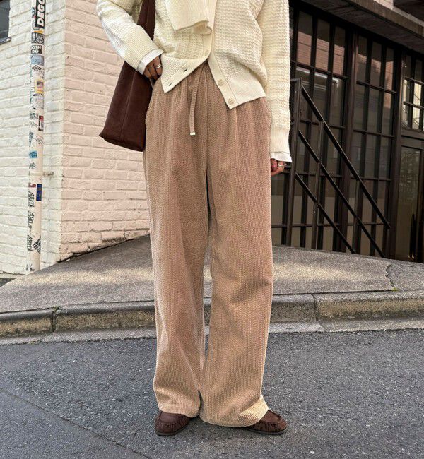 fredy emue「コーデュロイドロストイージーパンツ」|チノ|