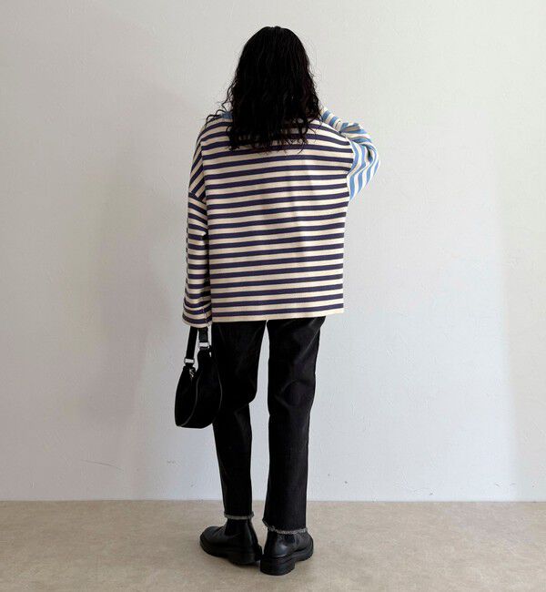 fredy emue「【GEVACO/ゲバコ】ボーダーニットプルオーバー」|ニット・セーター|