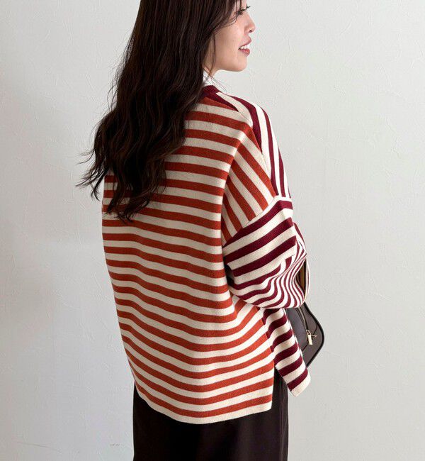 fredy emue「【GEVACO/ゲバコ】ボーダーニットプルオーバー」|ニット・セーター|