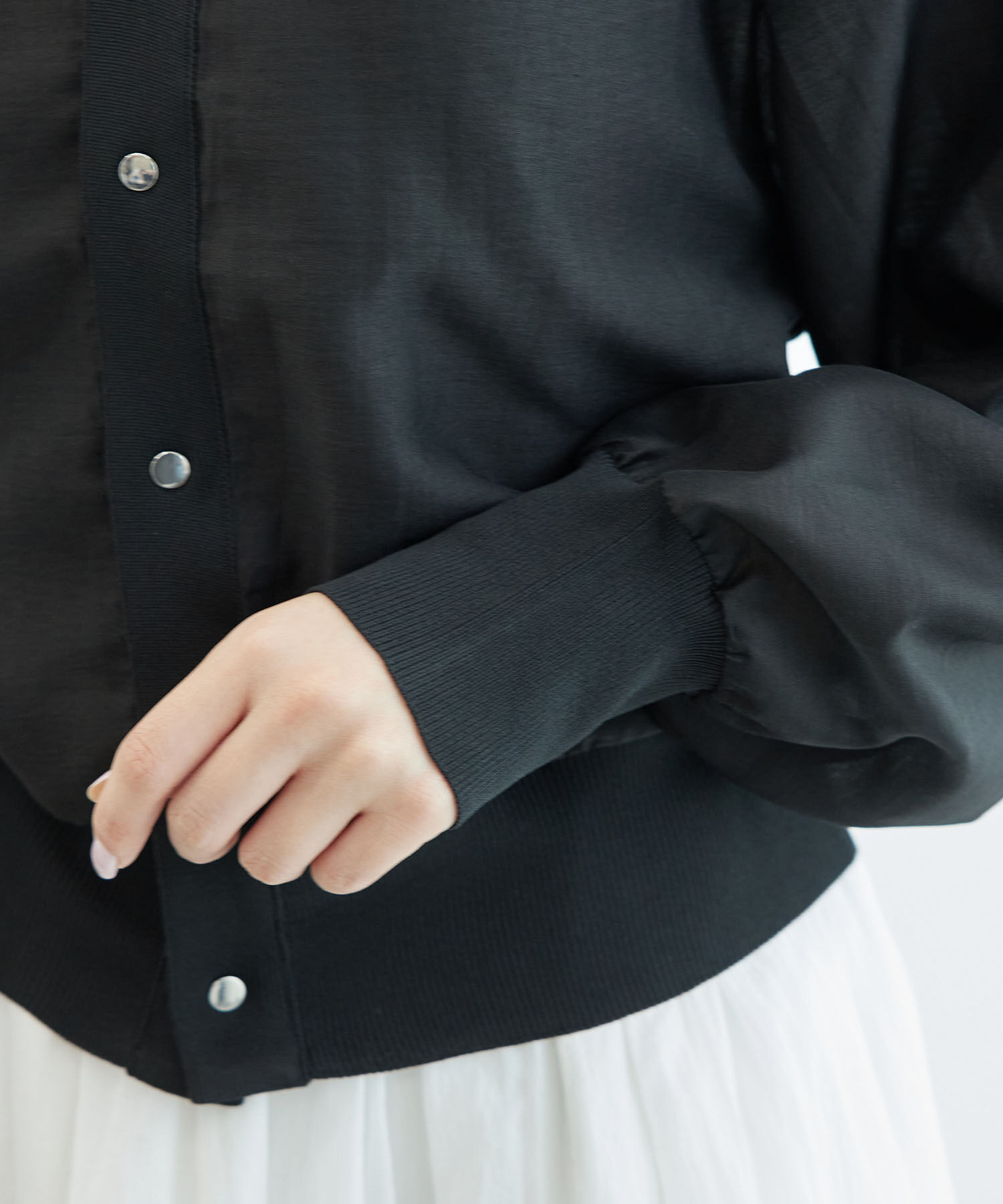 Rope&rsquo;Picnic「シアーブルゾンカーディガン」|カーディガン|