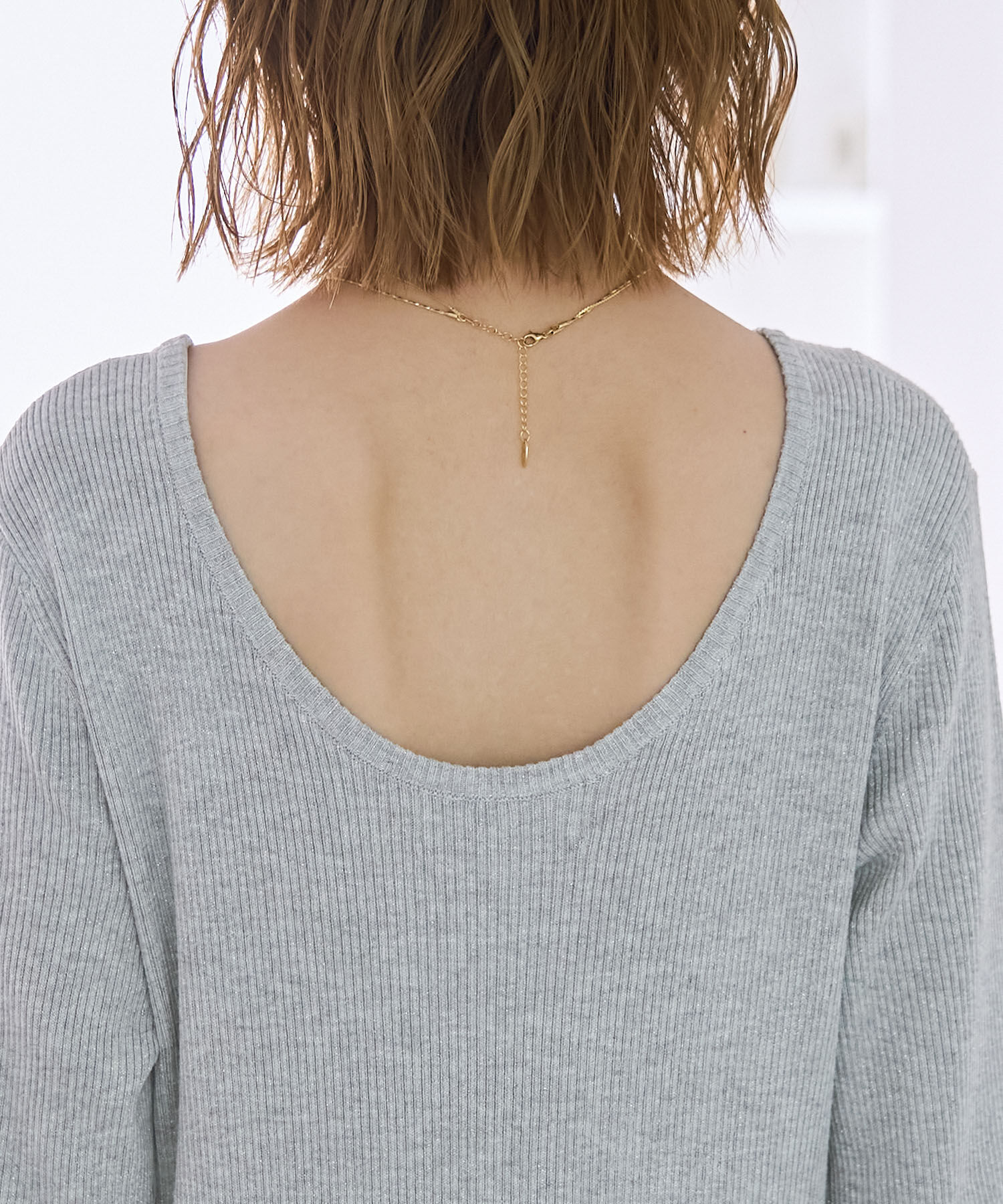 Rope&rsquo;Picnic「ラメリブニットワンピース」|ワンピース|