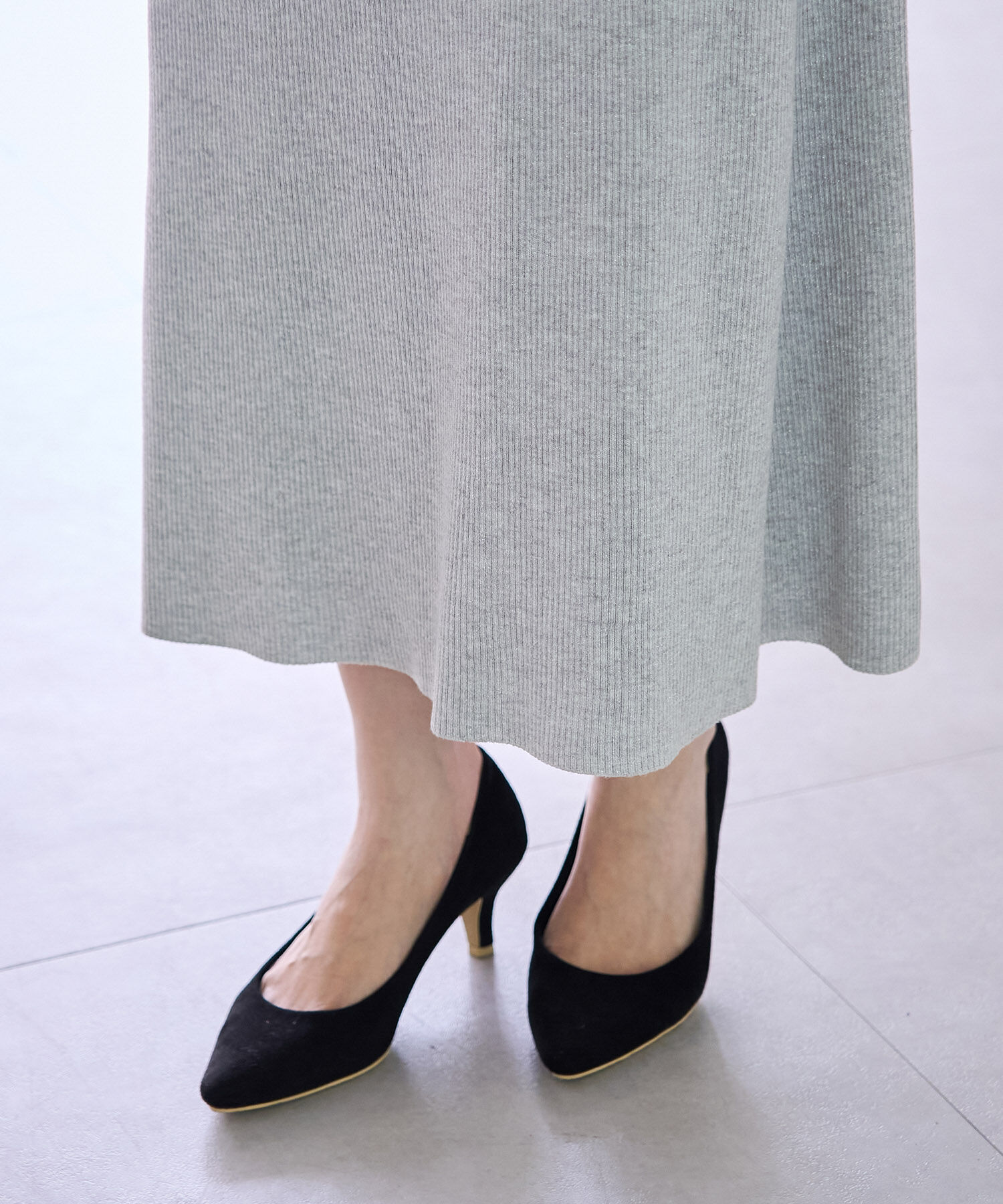 Rope&rsquo;Picnic「ラメリブニットワンピース」|ワンピース|