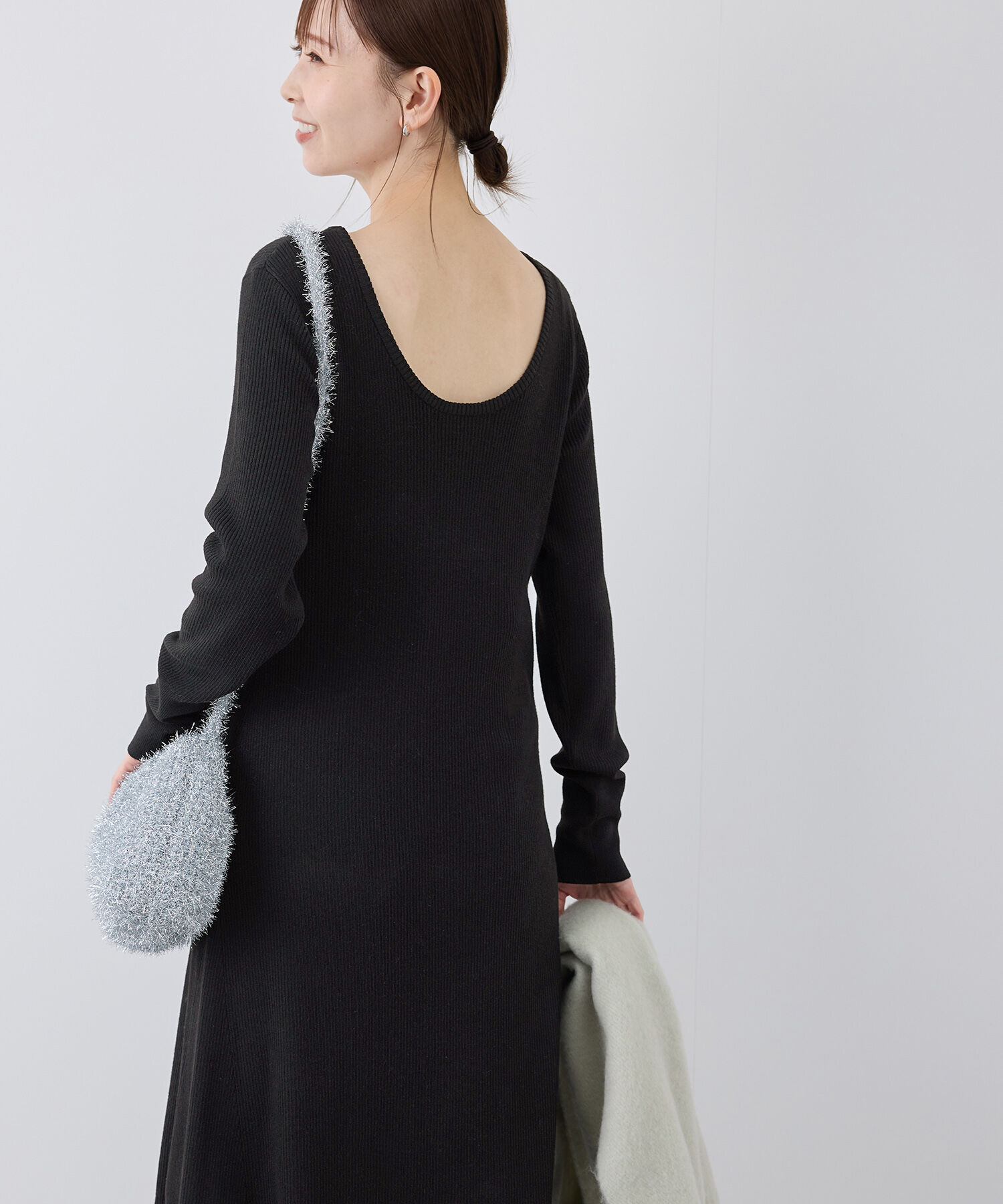 Rope&rsquo;Picnic「ラメリブニットワンピース」|ワンピース|