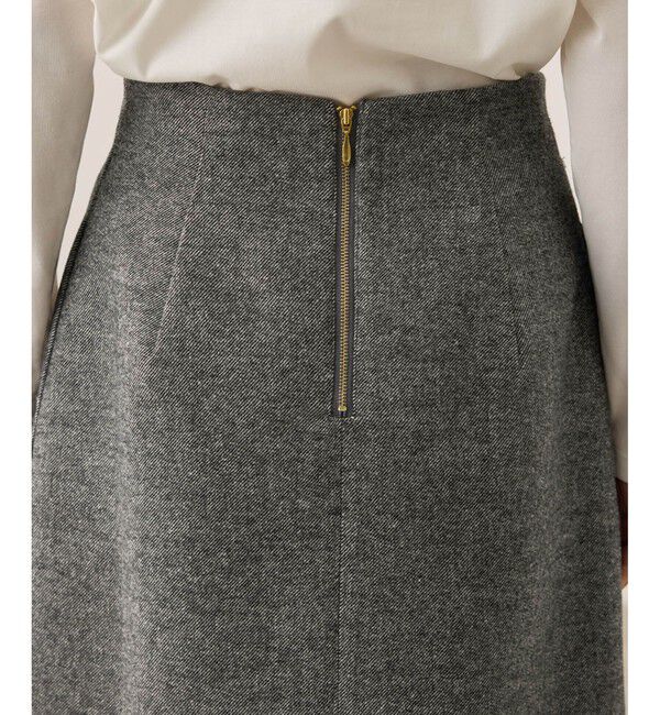 Rope&rsquo;Picnic「ラメカルゼラップ風金ボタンミニスカート」|スカート|