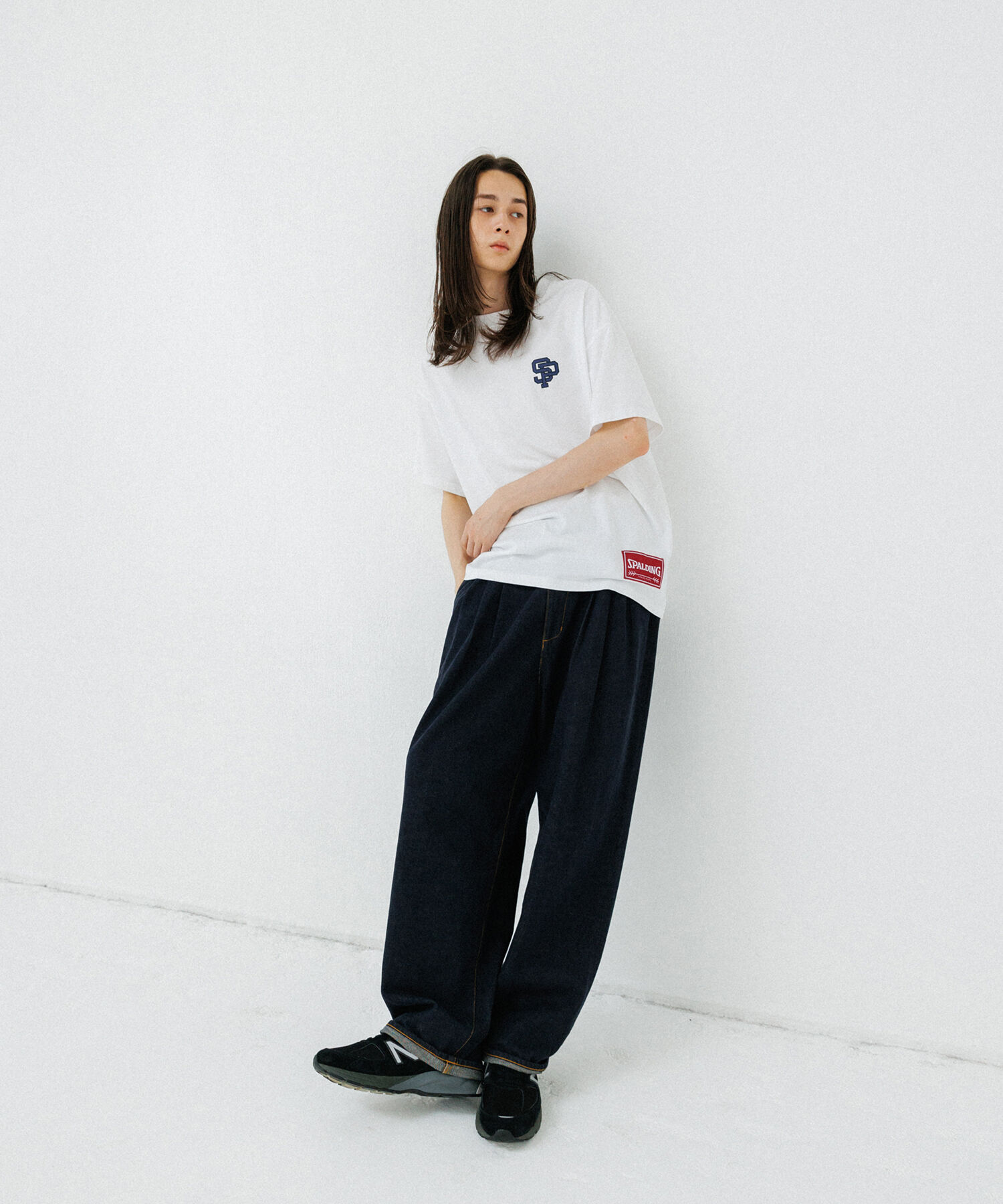 ADAM ET ROPE'「《別注》【SPALDING/スポルディング】LOGO TEE / UNISEX」|Tシャツ・カットソー|