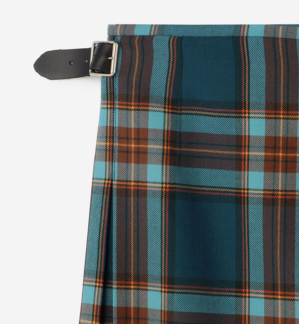 ONEIL OF DUBLIN「O'NEIL OF DUBLIN | ウーステッドウール ミドルキルトスカート WOMEN」|スカート|