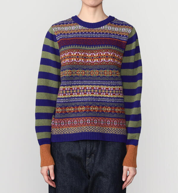  「ERIBE | ウール 2WAY ニットプルオーバー WOMEN」|ニット・セーター|