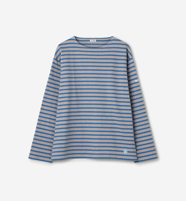 ORCIVAL「ORCIVAL | コットンロード クルーネック ワイドフレンチバスクTシャツ MEN」|Tシャツ・カットソー|