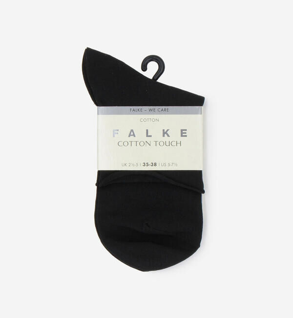 FALKE 「FALKE | 47106 COTTON TOUCH SHORT SOCKS WOMEN」|ソックス|BLACK