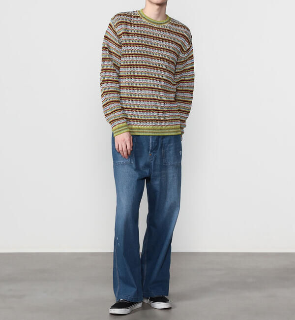  「COOHEM | 〈別注〉 マルチボーダーニット MEN」|ニット・セーター|