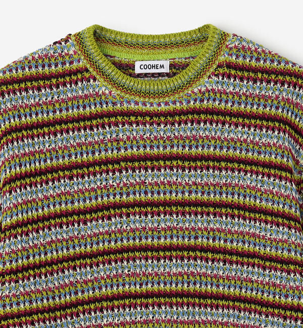  「COOHEM | 〈別注〉 マルチボーダーニット MEN」|ニット・セーター|