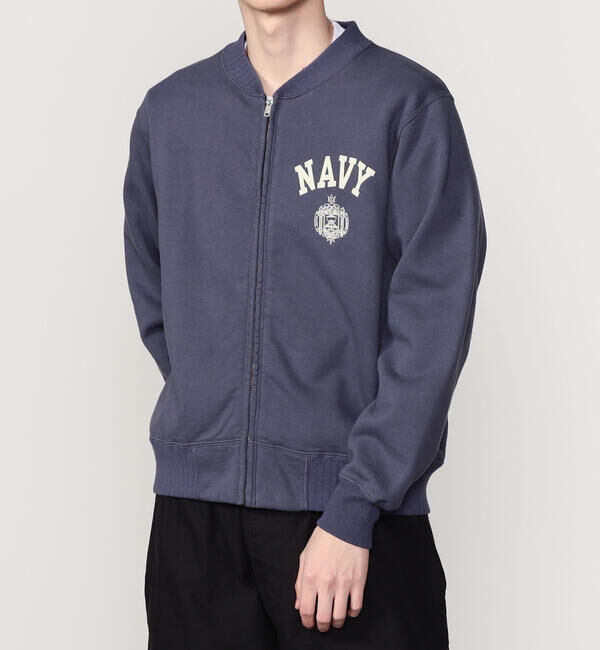  「BUZZ RICKSON'S | 〈別注〉 ジップスウェット MEN」|スウェット・ジャージ|NAVY