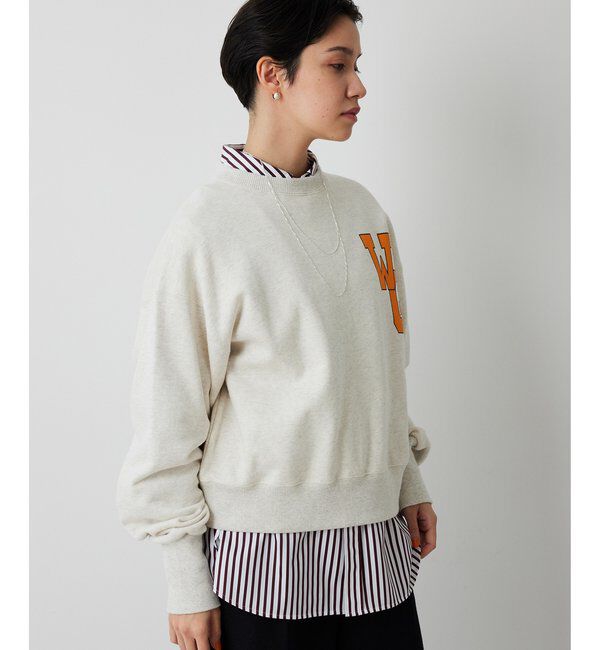  「ワンポイントロゴ裏毛プルオーバー」|Tシャツ・カットソー|