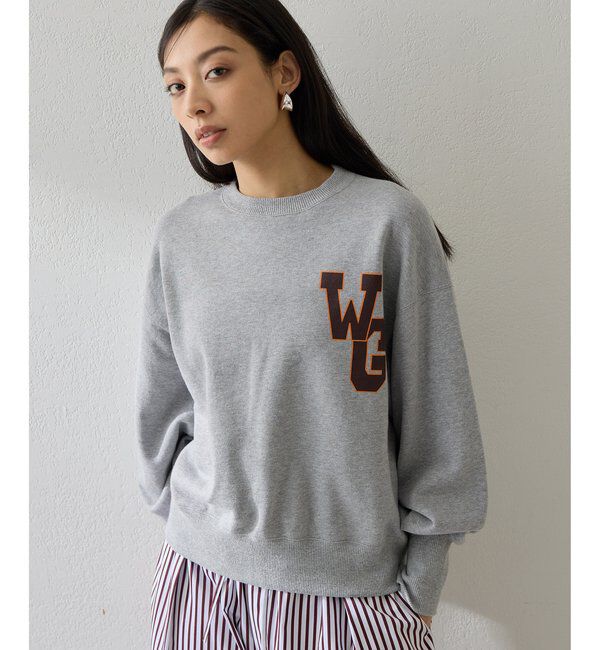  「ワンポイントロゴ裏毛プルオーバー」|Tシャツ・カットソー|