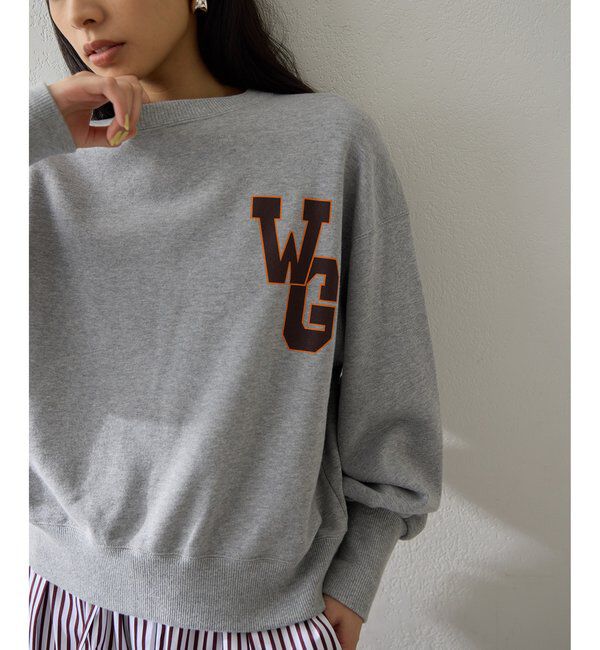  「ワンポイントロゴ裏毛プルオーバー」|Tシャツ・カットソー|