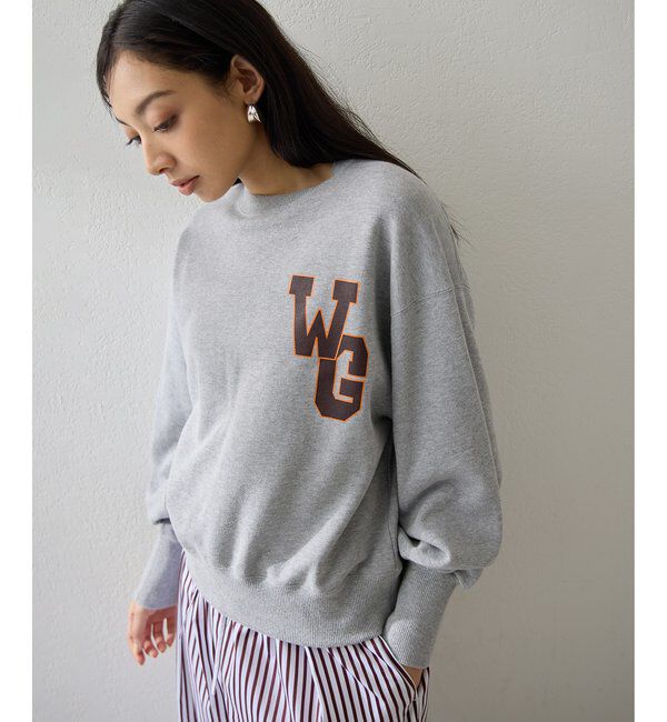  「ワンポイントロゴ裏毛プルオーバー」|Tシャツ・カットソー|