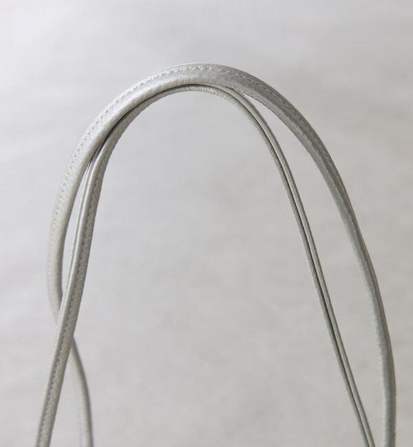  「【PAPILLONNER/パピヨネ】ギャザー巾着レザーショルダーバッグ」|トートバッグ|