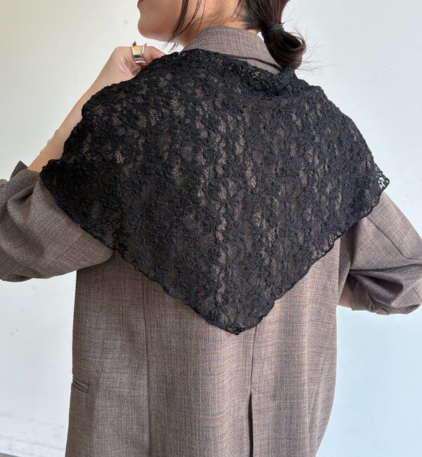  「レースマグネット付スカーフ」|マフラー|