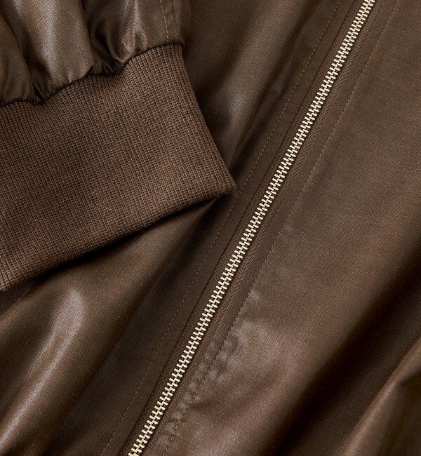  「予約【ほどよい抜け感】グロッシーシアーブルゾン」|ブルゾン・スタジャン|