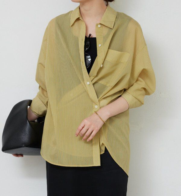  「【2WAY】カシュクールローンシャツ」|シャツ・ブラウス|