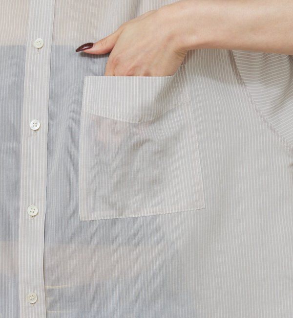  「【2WAY】カシュクールローンシャツ」|シャツ・ブラウス|