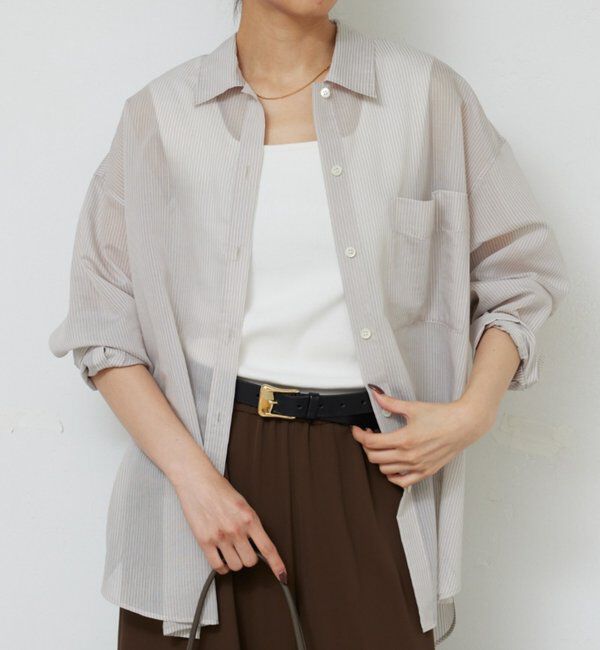 「【2WAY】カシュクールローンシャツ」|シャツ・ブラウス|