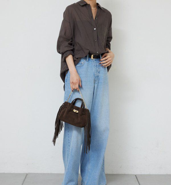  「【2WAY】カシュクールローンシャツ」|シャツ・ブラウス|