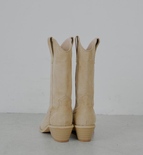  「ショート丈ウエスタンブーツ」|ショートブーツ|