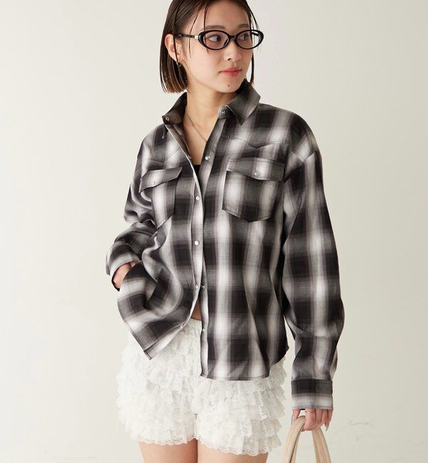 「チェックウエスタンシャツ」|シャツ・ブラウス|