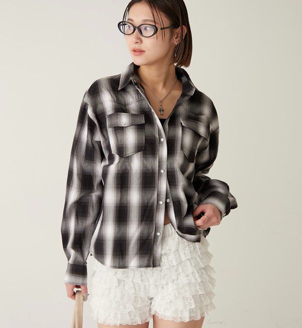  「チェックウエスタンシャツ」|シャツ・ブラウス|