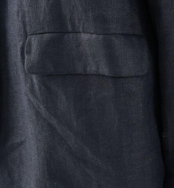 collex「麻ノーカラージャケット」|ノーカラージャケット|