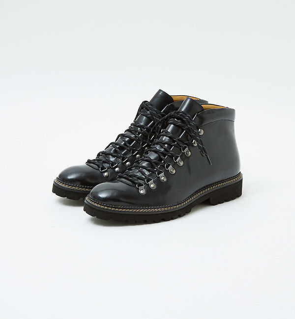 alfredoBANNISTER「【一部店舗＋WEB限定】軽量タンクソール トレッキング ブーツ」|ショートブーツ|ブラック