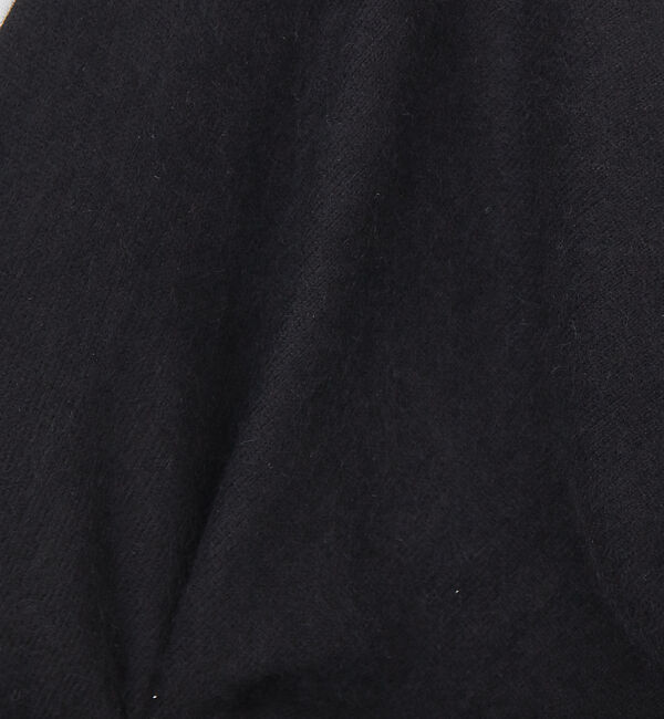 Rouge vif「TICCA フリンジポンチョストール」|ニット・セーター|