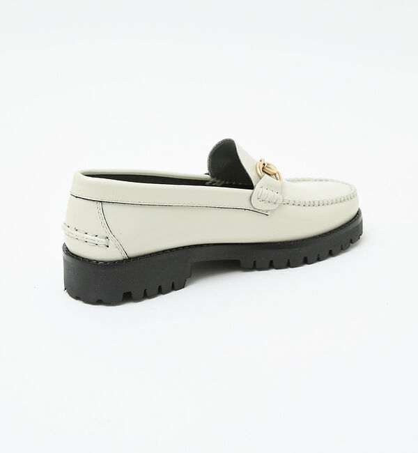 Rouge vif「【ARTESANOS/アルテサノス】 厚底レザーゴールドビットローファー」|ローファー|