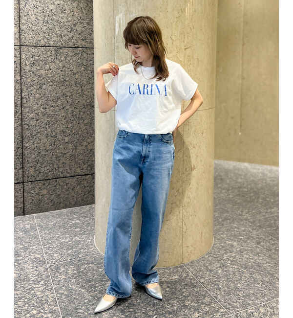 Rouge vif「【RED CARD/レッドカード】別注Dakota ルーズストレートデニム」|デニム|