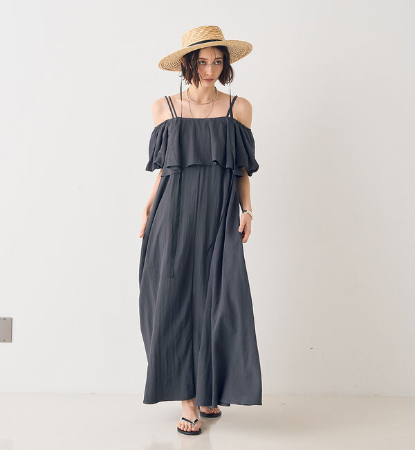 Rouge vif「【一部店舗限定】【2点セット】ビスチェ&times;キャミワンピ SETUP」|ワンピース|