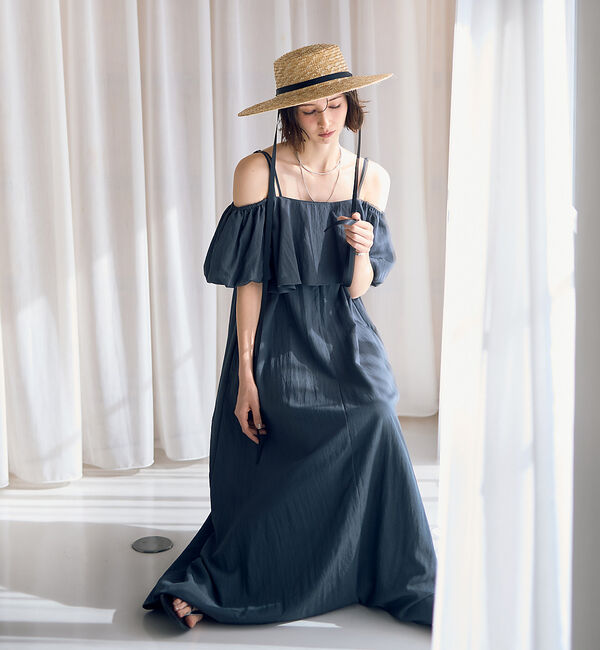 Rouge vif「【一部店舗限定】【2点セット】ビスチェ&times;キャミワンピ SETUP」|ワンピース|