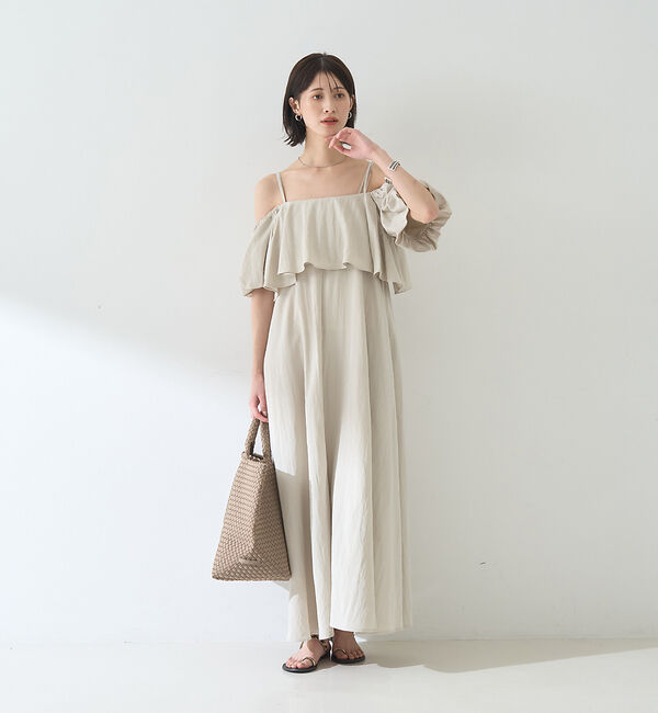 Rouge vif「【一部店舗限定】【2点セット】ビスチェ&times;キャミワンピ SETUP」|ワンピース|