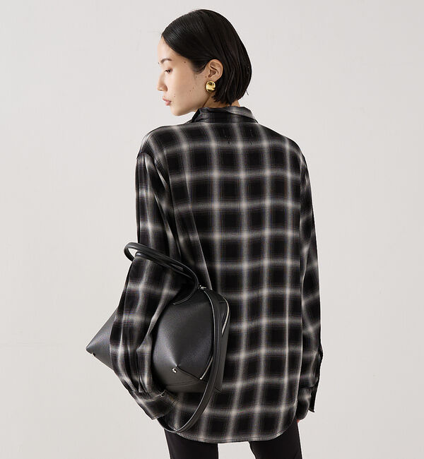 The Store by C' 「【REMI RELIEF】【別注】レーヨンツイルチェックシャツ」|シャツ・ブラウス|