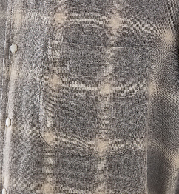 The Store by C' 「【REMI RELIEF】【別注】レーヨンツイルチェックシャツ」|シャツ・ブラウス|