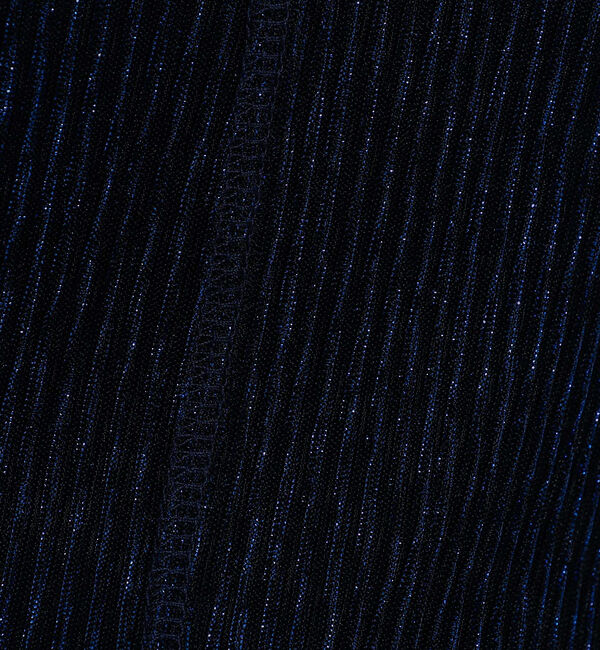 NOMINE「ラメ シアー プリーツ トップス （ロンＴ)」|Tシャツ・カットソー|