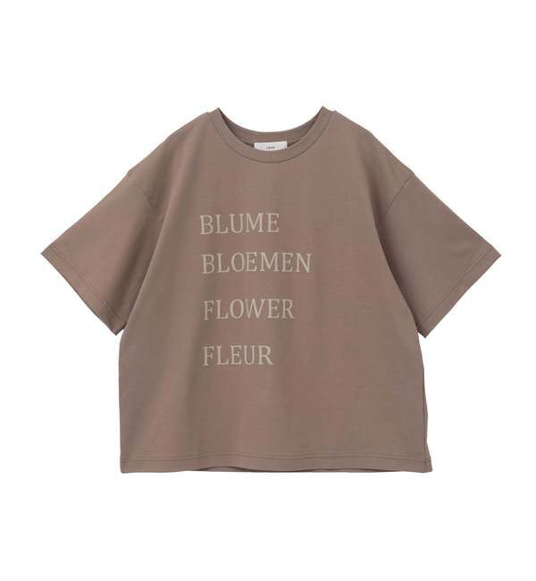 Liesse「ロゴTシャツ」|Tシャツ・カットソー|ベージュ