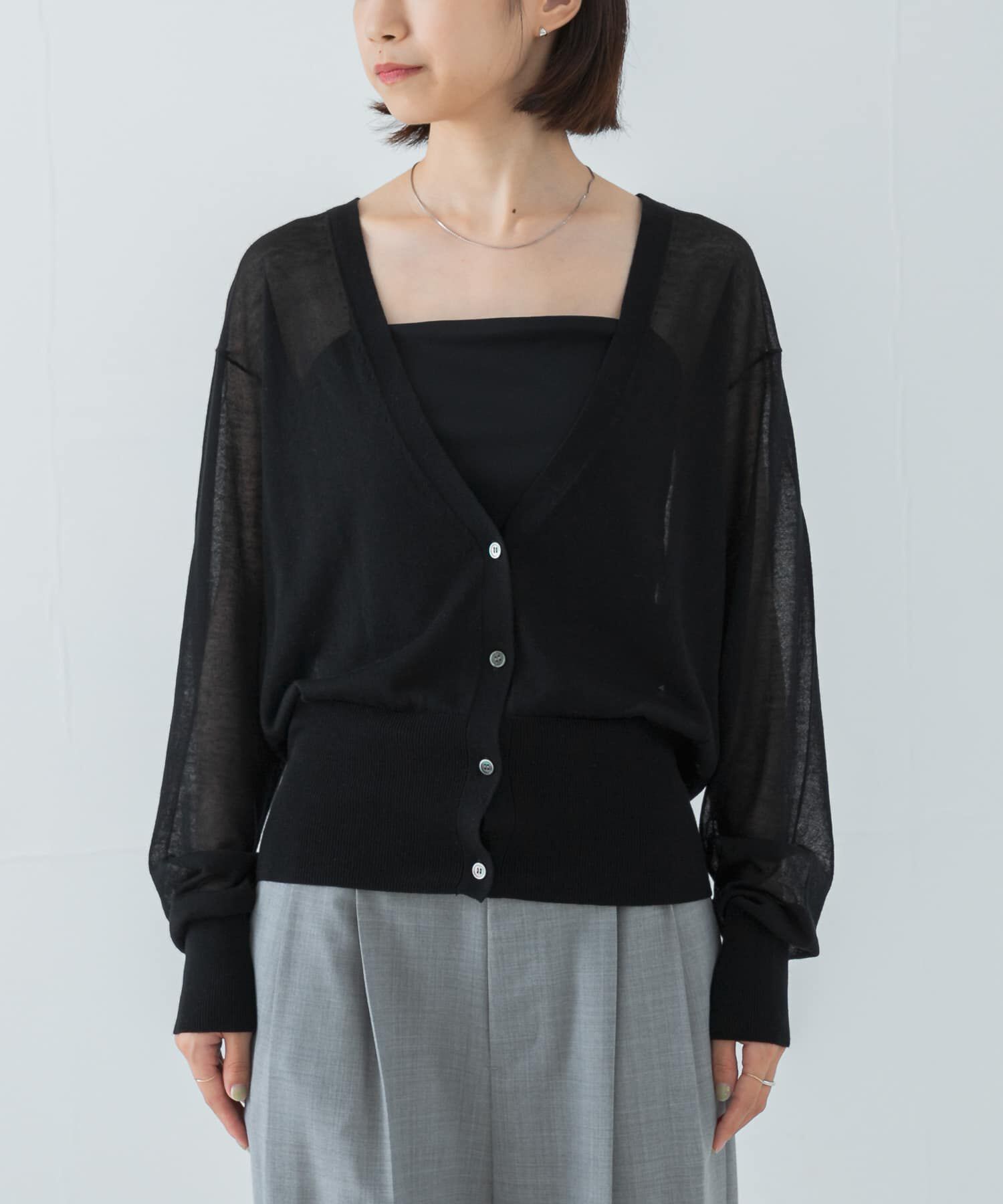 URBAN RESEARCH「カシミヤミックスVネックカーディガン」|カーディガン|