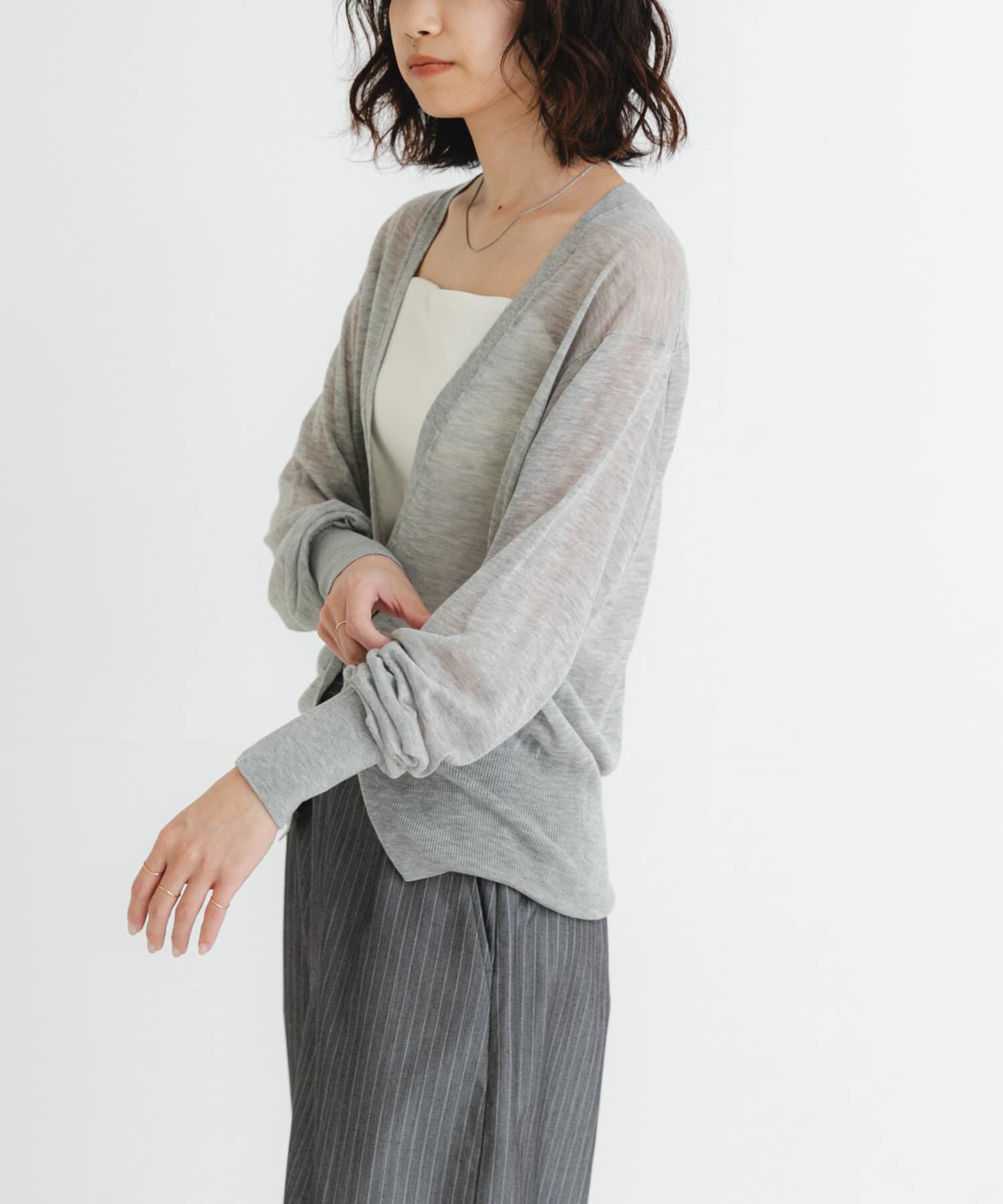 URBAN RESEARCH「カシミヤミックスVネックカーディガン」|カーディガン|