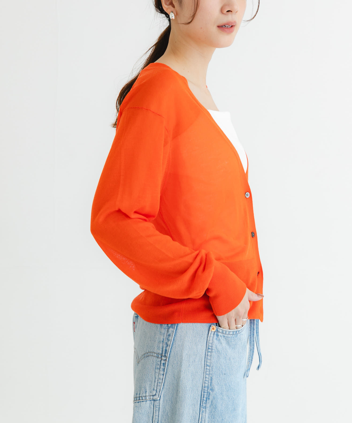 URBAN RESEARCH「カシミヤミックスVネックカーディガン」|カーディガン|